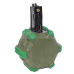 WE (WE-TECH) 350rd Gas Trommelmagazin Geeignet für WE (WE-TECH) AP APACHE MP5 Serie GBB Gewehre Airsoft