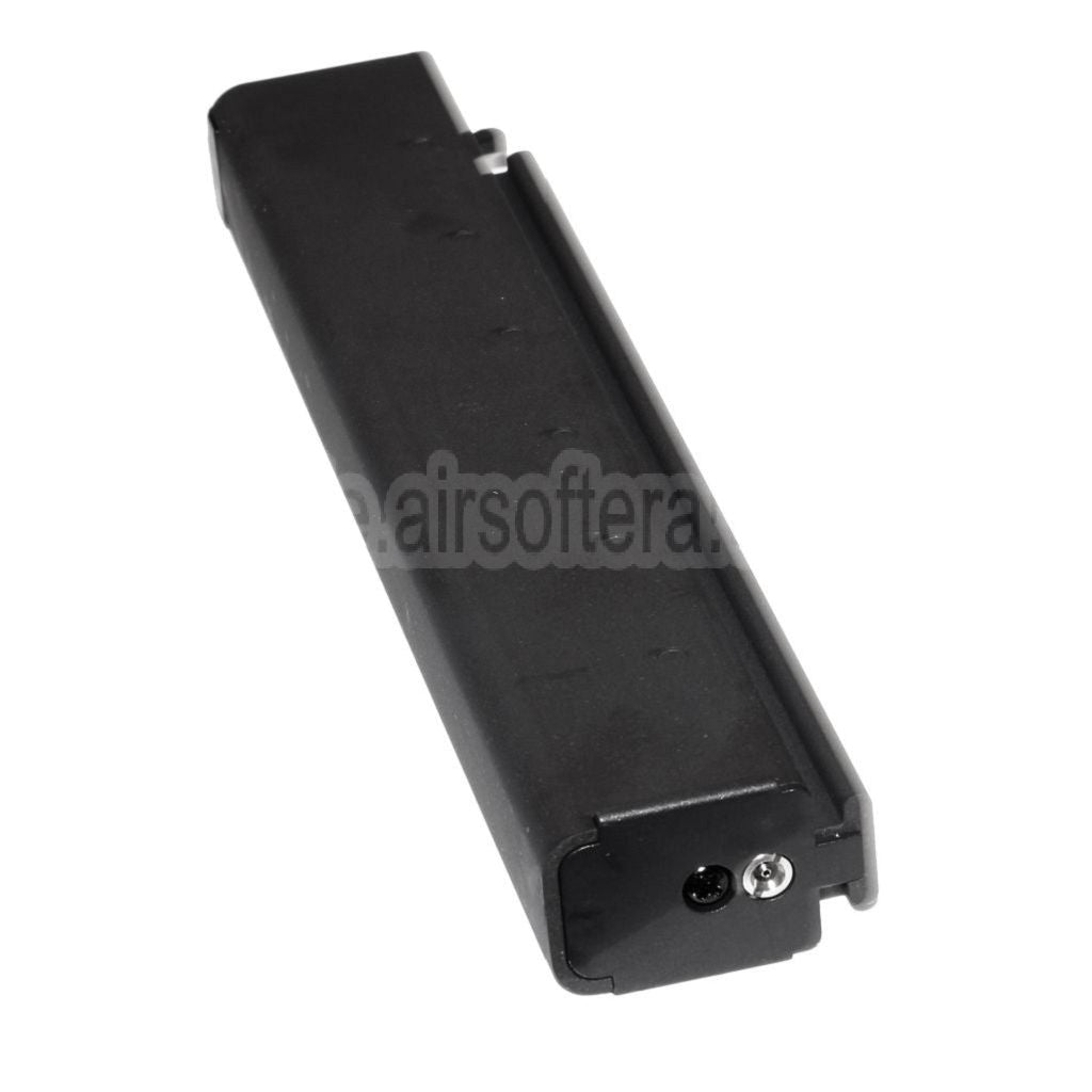 WE (WE-TECH) 50rd Gas Magazin Langer Typ geeignet für Cybergun Thompson M1A1 Serie GBB SMG Gewehre Airsoft Schwarz