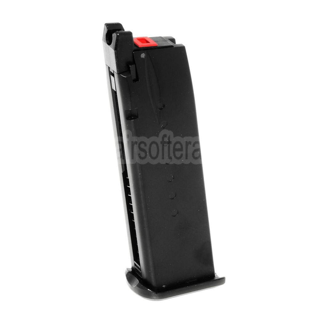 EMG Lizenziert Hudson 25rd Co2 Magazin Geeignet für EMG Hudson H9 Serie GBB Pistolen Airsoft Schwarz