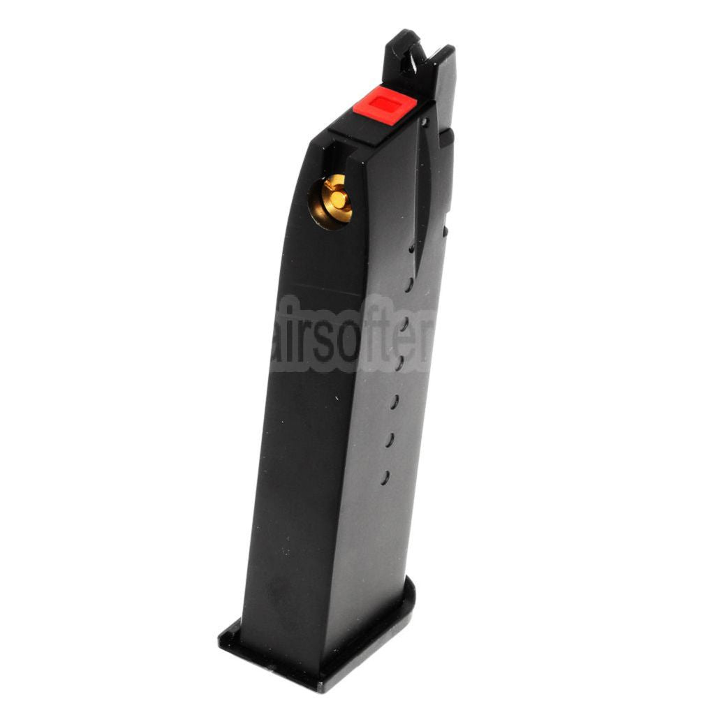 EMG Lizenziert Hudson 25rd Co2 Magazin Geeignet für EMG Hudson H9 Serie GBB Pistolen Airsoft Schwarz