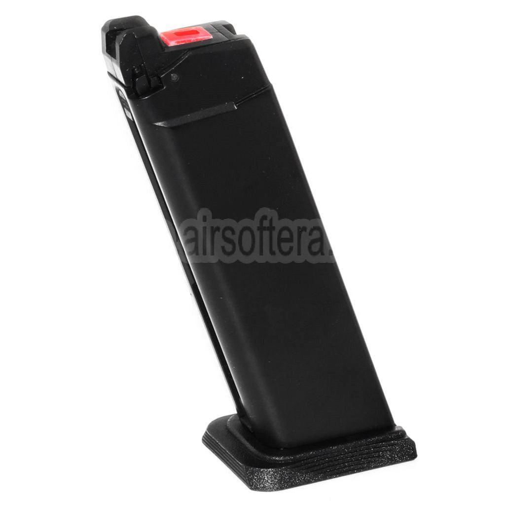 EMG SAI BLU 25rd Co2 Magazin Geeignet für G17 G18C G34 G35 G-Serie GBB Pistolen Airsoft Schwarz