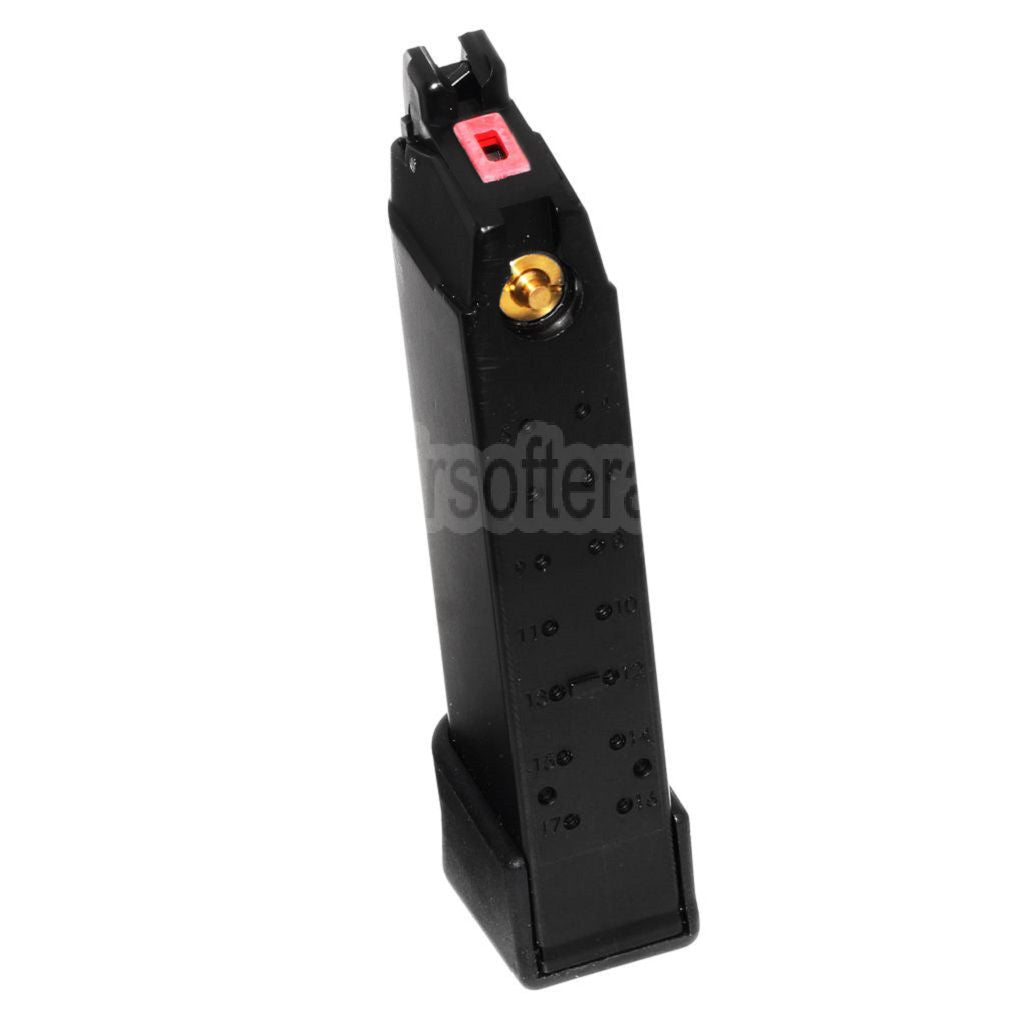 EMG Lizenziert SAI BLU COMPACT 25rd Co2 Magazin Geeignet für G19 G23 G26 Serie GBB Pistolen Airsoft Schwarz