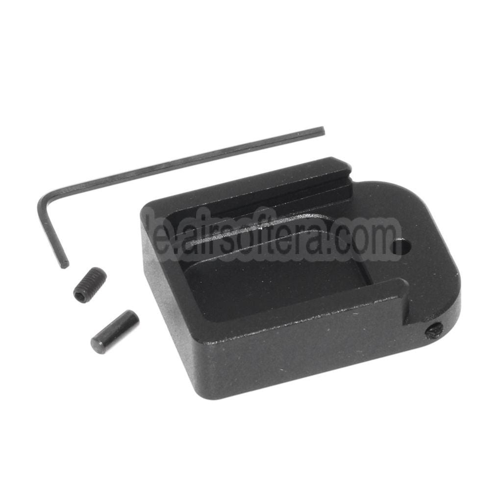 EMG TTI COMBAT MASTER Magazin Grundplatte Abdeckung Geeignet für EMG SAI STI TTI / AW / WE / Tokyo Marui Hi-Capa GBB Co2 Pistolen Magazin Schwarz