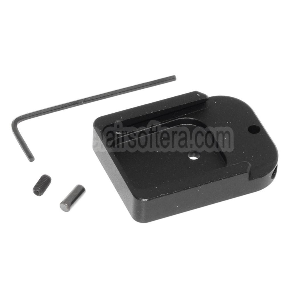 EMG TTI COMBAT MASTER Magazin Grundplatte Abdeckung Geeignet für EMG SAI STI TTI / ARMY / AW / WE / Tokyo Marui Hi-Capa GBB Gas Pistolen Magazin Schwarz