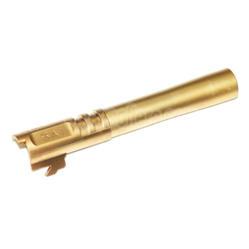 EMG Lizenziert SAI 2011 DS 123mm/127mm Äußerer Lauf Geeignet für EMG SAI 2011 DS 5.1 Hi-Capa GBB Pistolen Airsoft Gold