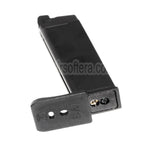 EMG Lizenziert SAI BLU COMPACT 23rd Gas Magazin Geeignet für G19 G23 G26 Serie GBB Pistolen Airsoft Schwarz
