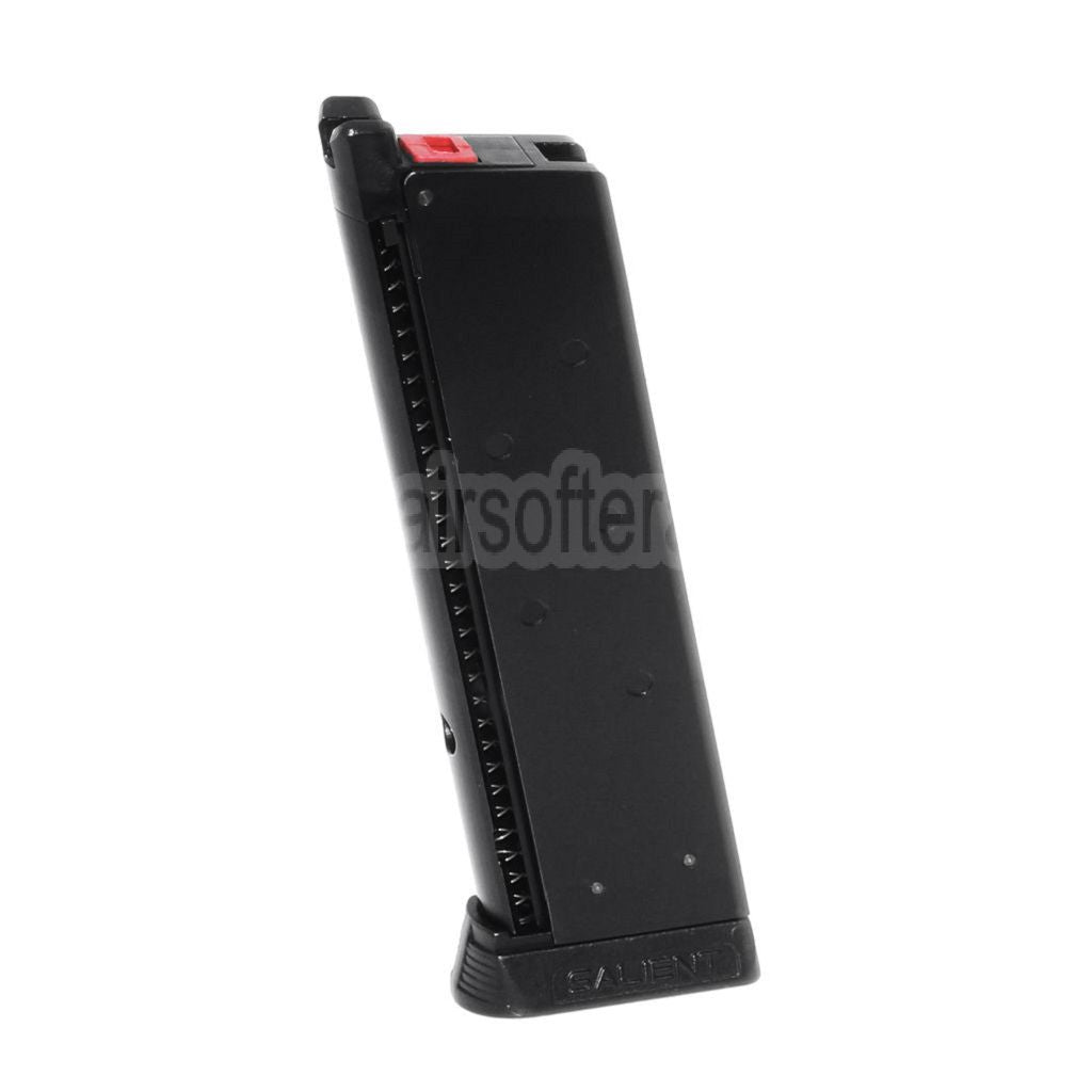 EMG Lizenziert SAI RED 16rd Tactical Gas Magazin Geeignet für EMG SAI Red / AW NE Serie / WE Einzelstapel 1911 Serie GBB Pistolen Airsoft Schwarz