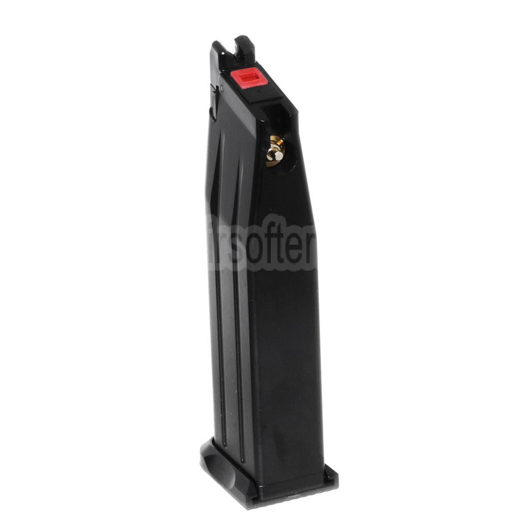 EMG SAI RED-H 30rd Gas Magazin Geeignet für Hi-Capa Serie GBB Pistolen Airsoft Schwarz