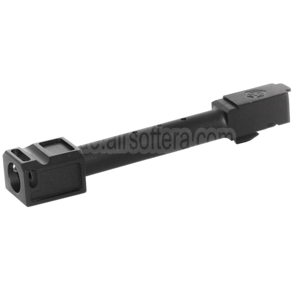 Armorer Works AW VX Äußerer Lauf Kit mit Kompensator MOD-1 Geeignet für AW VX7 Serie / EMG SAI BLU Standard / ISSC M22 / Lonewolf / Tokyo Marui / WE G17 G18C GBB Pistolen Airsoft