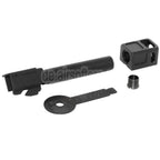 Armorer Works AW VX Äußerer Lauf Kit mit Kompensator MOD-2 Geeignet für AW VX7 Serie / EMG SAI BLU Standard / ISSC M22 / Lonewolf / Tokyo Marui / WE G17 G18C GBB Pistolen Airsoft