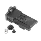 Armorer Works AW HX22 Aperture/Ghost Ring Höhenvisier Assembly Geeignet für AW WE Tokyo Marui Hi-Capa Serie GBB Pistolen Airsoft Schwarz