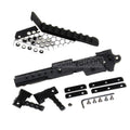 Armorer Works AW Vorgebohrt HX Mittlerer Rahmen mit Optikhalterung und Schnellspanngriff Geeignet für AW WE Tokyo Marui Hi-Capa Serie GBB Pistolen Airsoft Schwarz/Silber