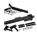Armorer Works AW Vorgebohrt HX Mittlerer Rahmen mit Optikhalterung und Schnellspanngriff Geeignet für AW WE Tokyo Marui Hi-Capa Serie GBB Pistolen Airsoft Schwarz/Silber
