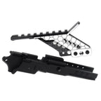 Armorer Works AW Vorgebohrt HX Mittlerer Rahmen mit Optikhalterung und Schnellspanngriff Geeignet für AW WE Tokyo Marui Hi-Capa Serie GBB Pistolen Airsoft Schwarz/Silber