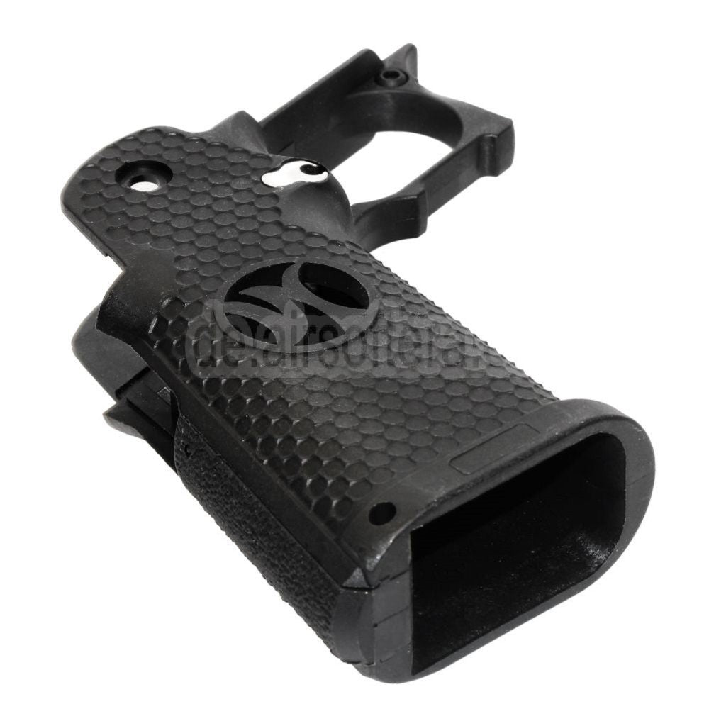 Armorer Works AW HX #3 Sechseckiger Pistolengriff Geeignet für EMG AW WE Tokyo Marui Hi-Capa Serie GBB Pistols Airsoft Schwarz