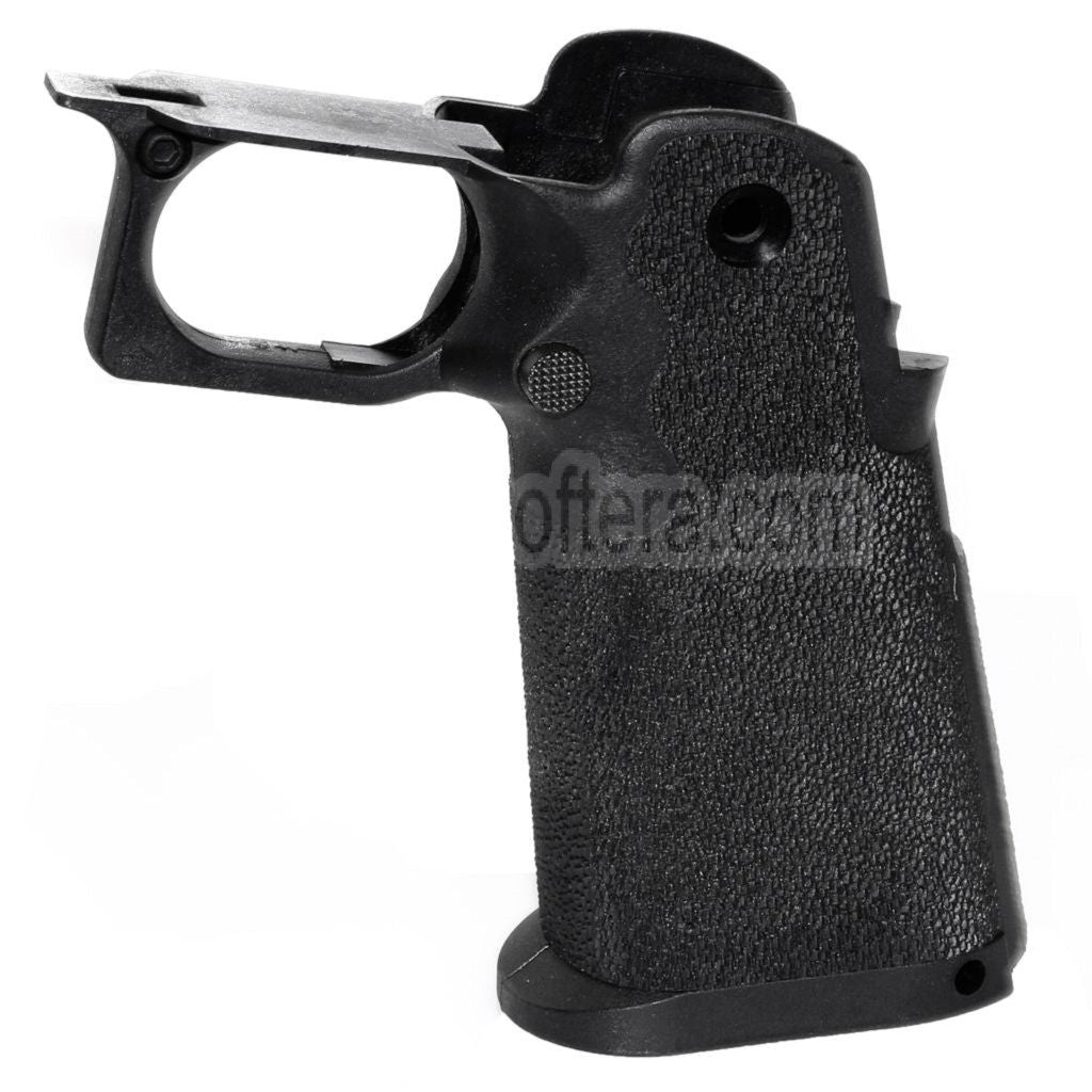 Armorer Works AW HX #1 Gepunkteter Pistolengriff Geeignet für EMG AW WE Tokyo Marui Hi-Capa Serie GBB Pistols Airsoft Schwarz
