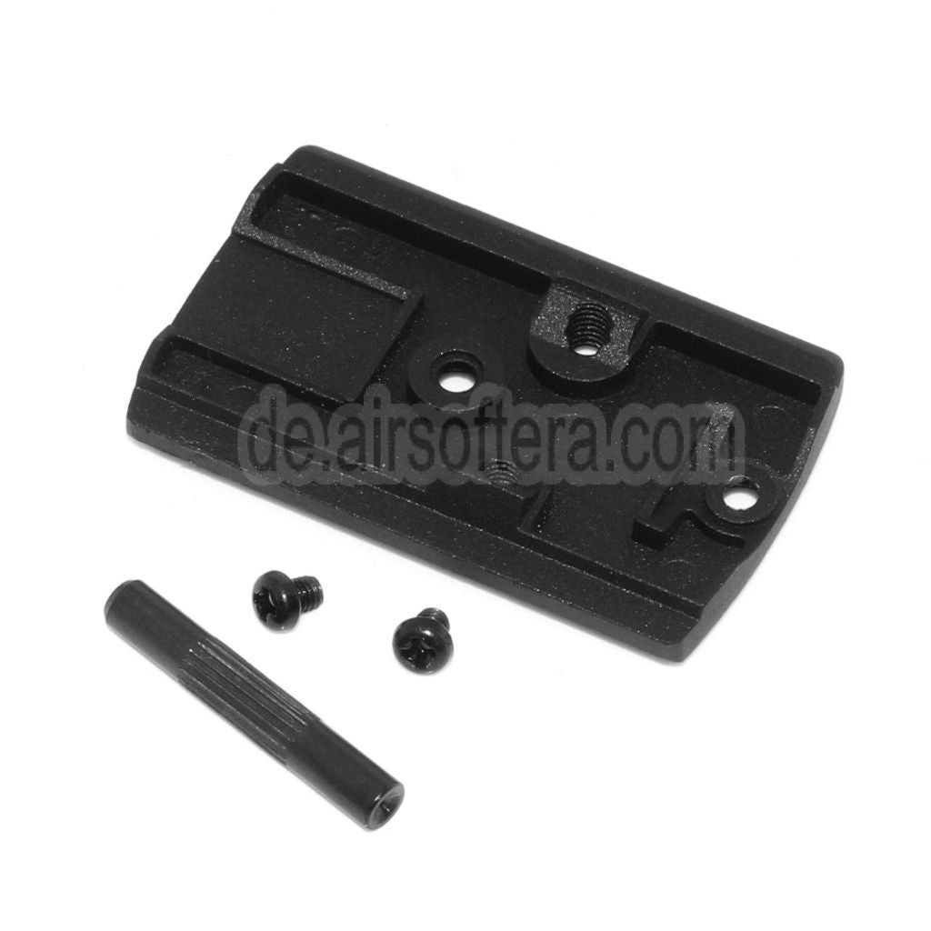 Armorer Works AW Custom HX Mikropunktvisierhalterung Geeignet für AW / WE Gen 2 Hi-Capa Serie GBB Pistolen Airsoft Schwarz