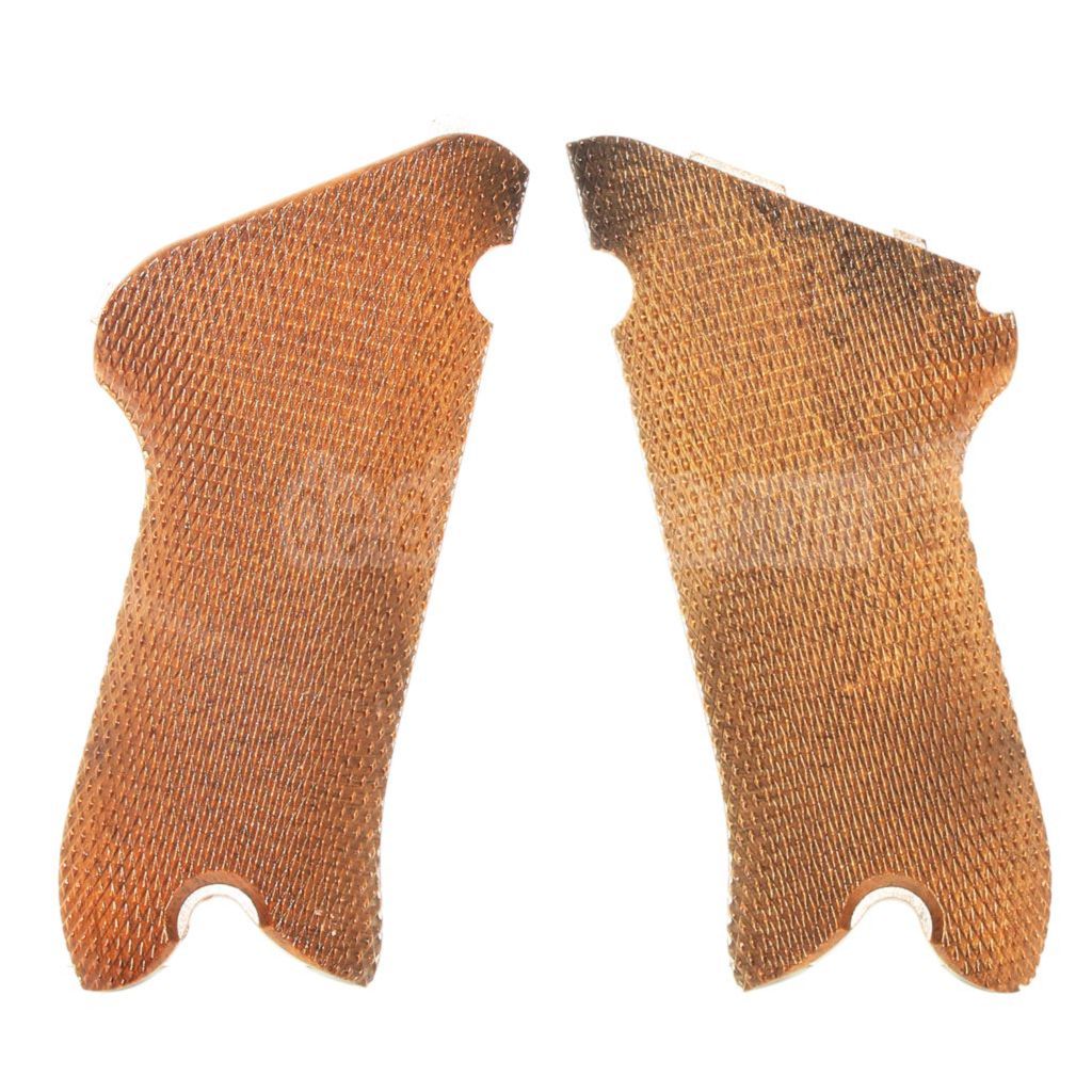 WE (WE-TECH) Plastik Griffabdeckung Geeignet für Armorer Works AW WE Luger P08 GBB Pistolen Airsoft Braun