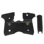 WE (WE-TECH) Rubber Griffabdeckung mit Backstrap Geeignet für Armorer Works AW WE M9 GBB Pistolen Airsoft Schwarz
