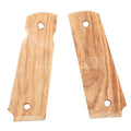 WE (WE-TECH) Real Wood Griffabdeckung Geeignet für DOUBLE BELL ARMY AW WE KJ Tokyo Marui M1911 M.E.U Serie 70 M45A1 WARRIOR GBB Pistolen Airsoft Hellbraun