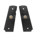 WE (WE-TECH) Wilson Combat Plastik Griffabdeckung Geeignet für DOUBLE BELL ARMY AW WE KJ Tokyo Marui M1911 M.E.U Serie 70 M45A1 WARRIOR GBB Pistolen Airsoft Schwarz