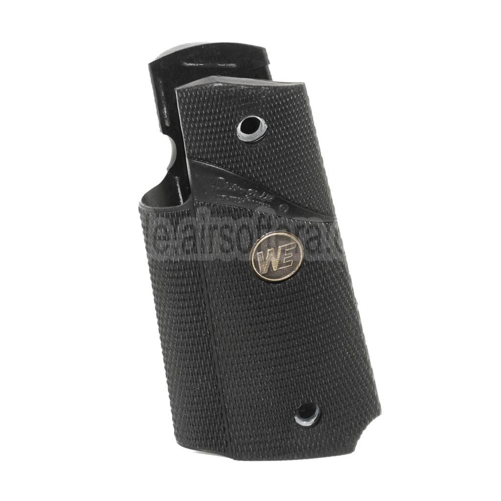 WE (WE-TECH) Metal Rubber Griffabdeckung Geeignet für DOUBLE BELL ARMY AW WE KJ Tokyo Marui M1911 M.E.U Serie 70 M45A1 WARRIOR GBB Pistolen Airsoft Schwarz