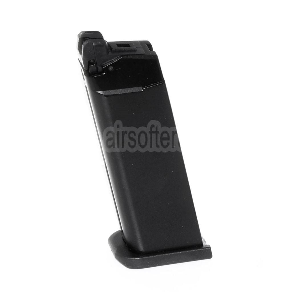 WE (WE-TECH) 20rd G19 GEN5 Gas Magazin Geeignet für G19 G23 G26 Serie GBB Pistolen Airsoft Schwarz