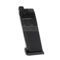 WE (WE-TECH) 23rd MOS Gas Magazin Geeignet für Optic Ready Schlitten Version EMG SAI BLU COMPACT WE AW VX9 G19 Serie GBB Pistolen Airsoft Schwarz