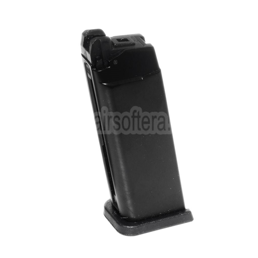 WE (WE-TECH) 20rd Gas Magazin Geeignet für G19 G23 G26 Serie GBB Pistolen Airsoft Schwarz