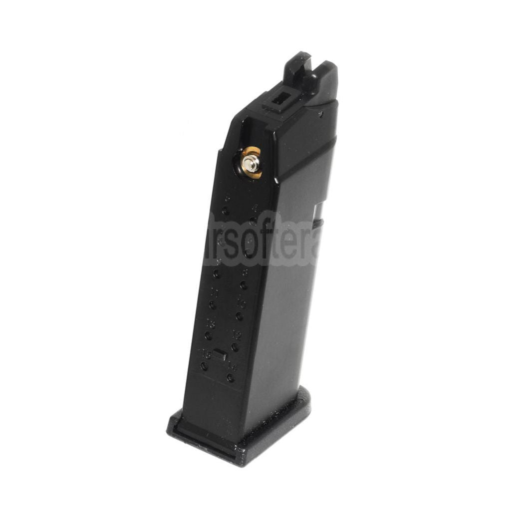 WE (WE-TECH) 20rd Gas Magazin Geeignet für G19 G23 G26 Serie GBB Pistolen Airsoft Schwarz