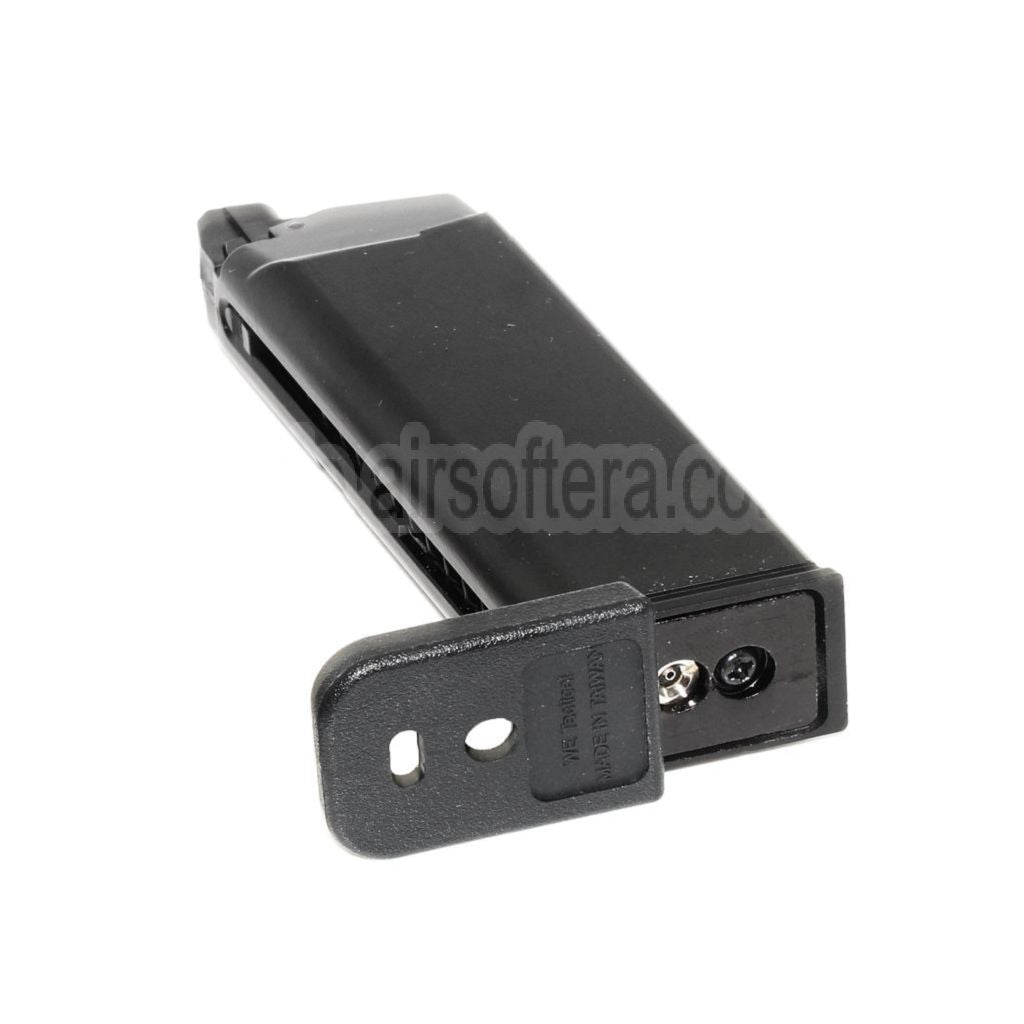 WE (WE-TECH) 20rd Gas Magazin Geeignet für G19 G23 G26 Serie GBB Pistolen Airsoft Schwarz
