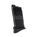 WE (WE-TECH) 15rd Gas Magazin Geeignet für DOUBLE BELL/WE/Tokyo Marui G26 G27 Serie GBB Pistolen Airsoft Schwarz