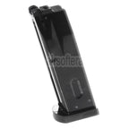 WE (WE-TECH) 26rd Gas Magazin Geeignet für AW MB Serie / KJW / Tokyo Marui / WE 902 M9 M92 Serie GBB Pistolen Airsoft Schwarz