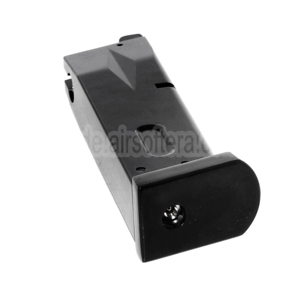 WE (WE-TECH) 26rd Gas Magazin Geeignet für AW MB Serie / KJW / Tokyo Marui / WE 902 M9 M92 Serie GBB Pistolen Airsoft Schwarz