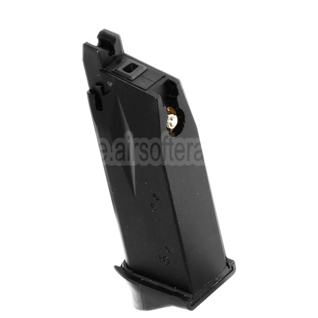 WE (WE-TECH) 17rd Gas Magazin Geeignet für P99 COMPACT Serie GBB Pistolen Airsoft Schwarz