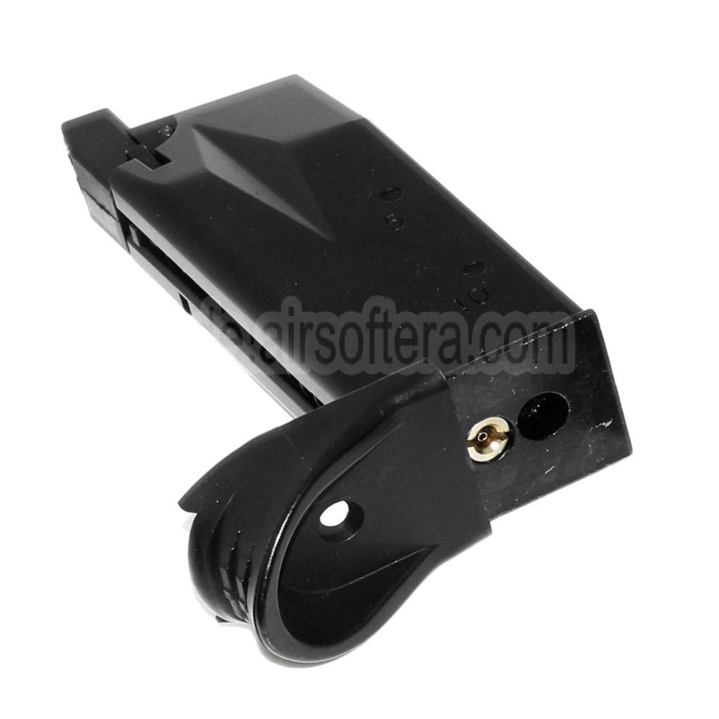 WE (WE-TECH) 17rd Gas Magazin Geeignet für P99 COMPACT Serie GBB Pistolen Airsoft Schwarz