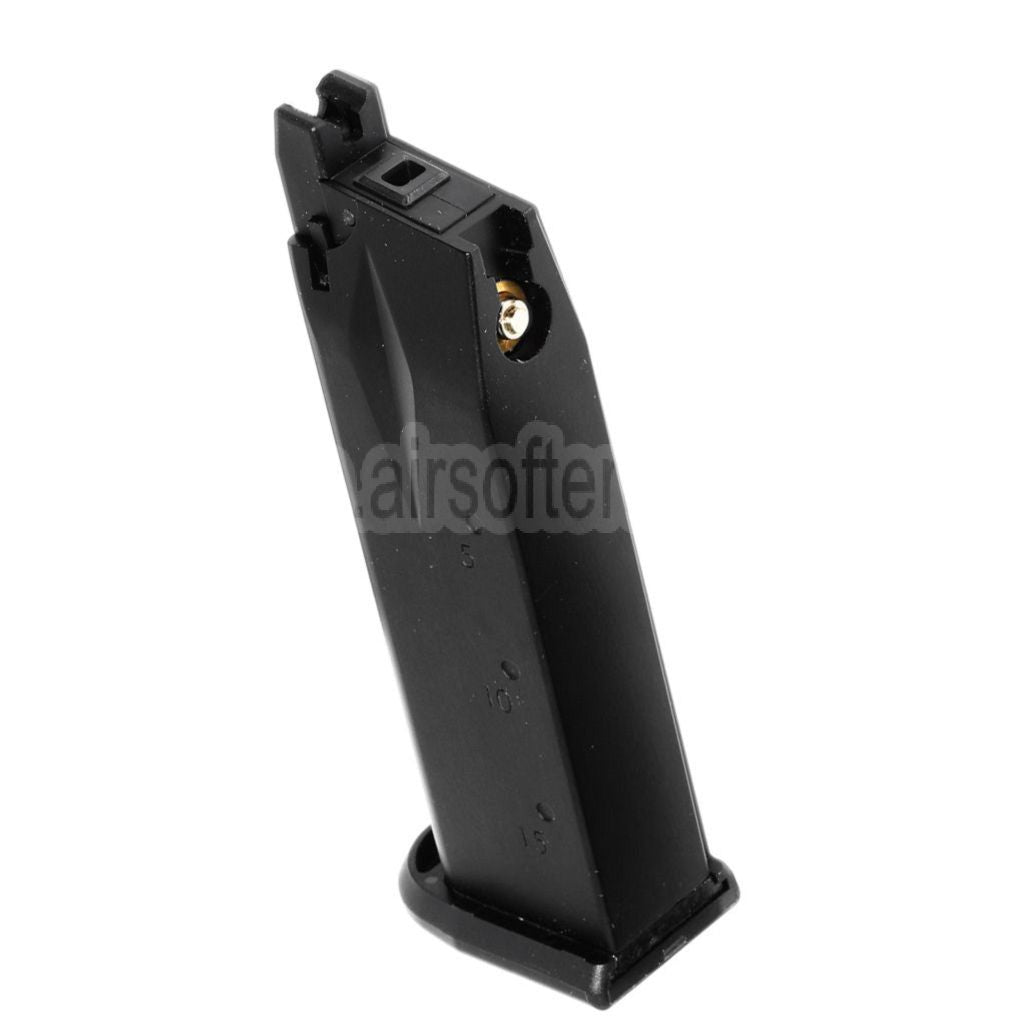 WE (WE-TECH) 23rd Gas Magazin Geeignet für STANDARD und COMPACT P99 Serie GBB Pistolen Airsoft Schwarz