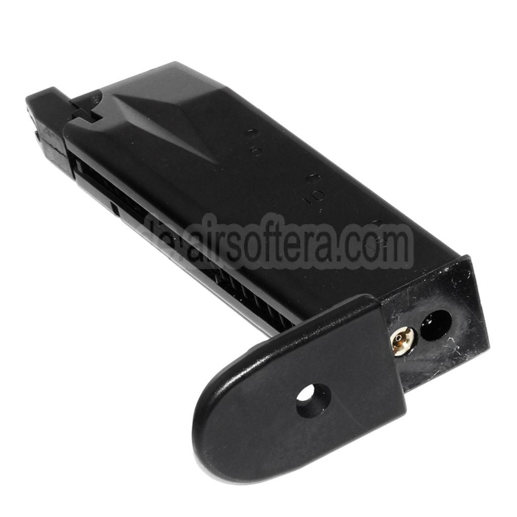 WE (WE-TECH) 23rd Gas Magazin Geeignet für STANDARD und COMPACT P99 Serie GBB Pistolen Airsoft Schwarz
