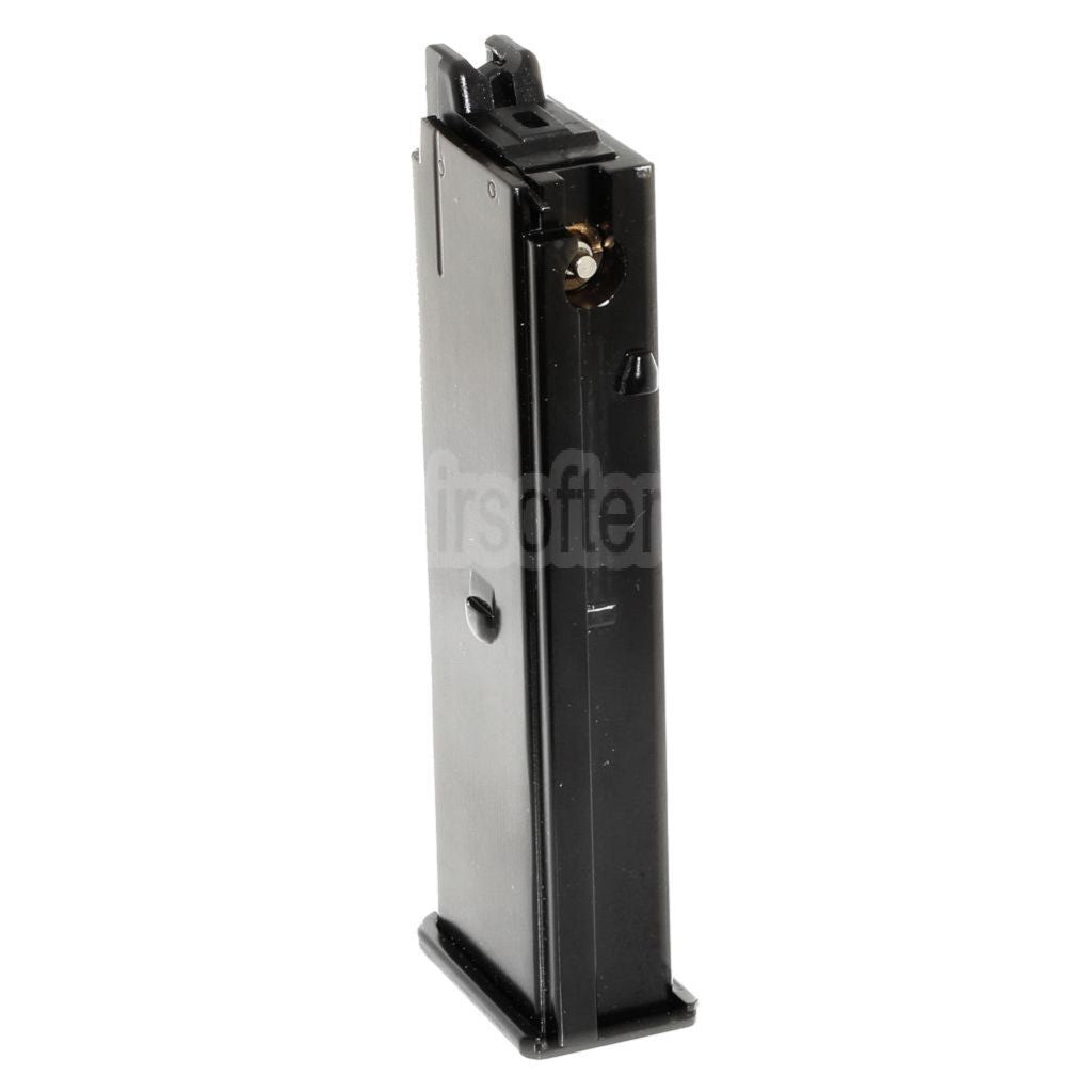 WE (WE-TECH) Gas Magazin (Lang/Kurzer Typ) Geeignet für Armorer Works AW Broomhandle BH WE M712 Serie GBB Pistolen Airsoft Schwarz