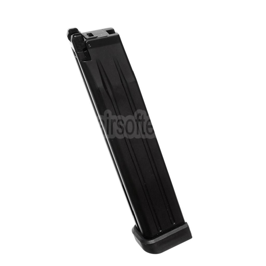 WE (WE-TECH) 50rd Erweiterte Länge Gas Magazin Geeignet für Hi-Capa Serie GBB Pistolen Airsoft Schwarz