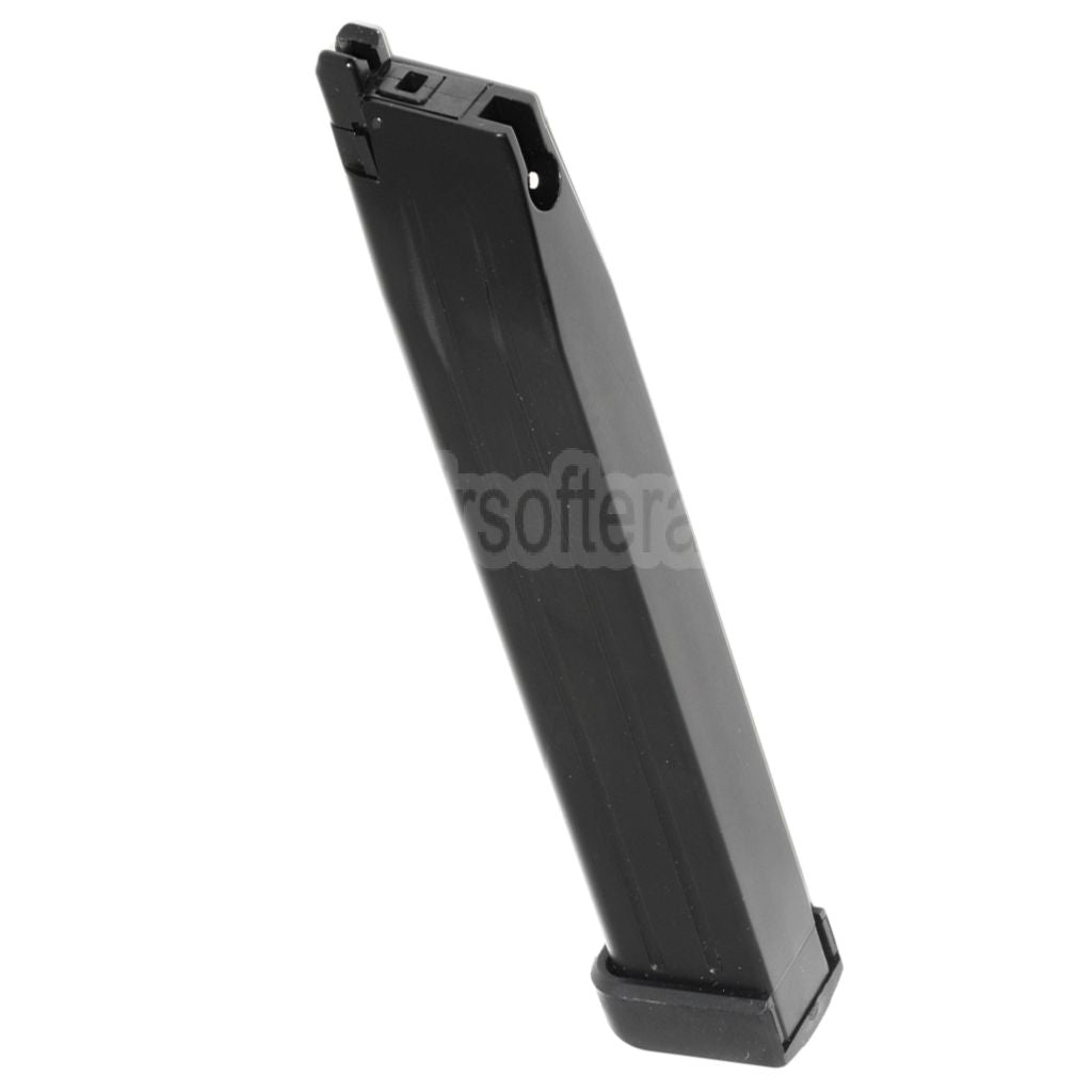 WE (WE-TECH) 50rd Erweiterte Länge Gas Magazin Geeignet für Hi-Capa Serie GBB Pistolen Airsoft Schwarz