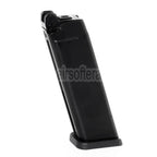 WE (WE-TECH) 25rd Co2 Magazin Geeignet für G17 G18C G34 G35 G-Serie GBB Pistolen Airsoft Schwarz