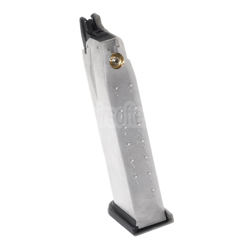 Air Venturi Springfield Armory 25rd Gas Magazin Geeignet für WE(WE-TECH) Air Venturi Springfield Armory XDM Serie GBB Pistolen Airsoft Silber