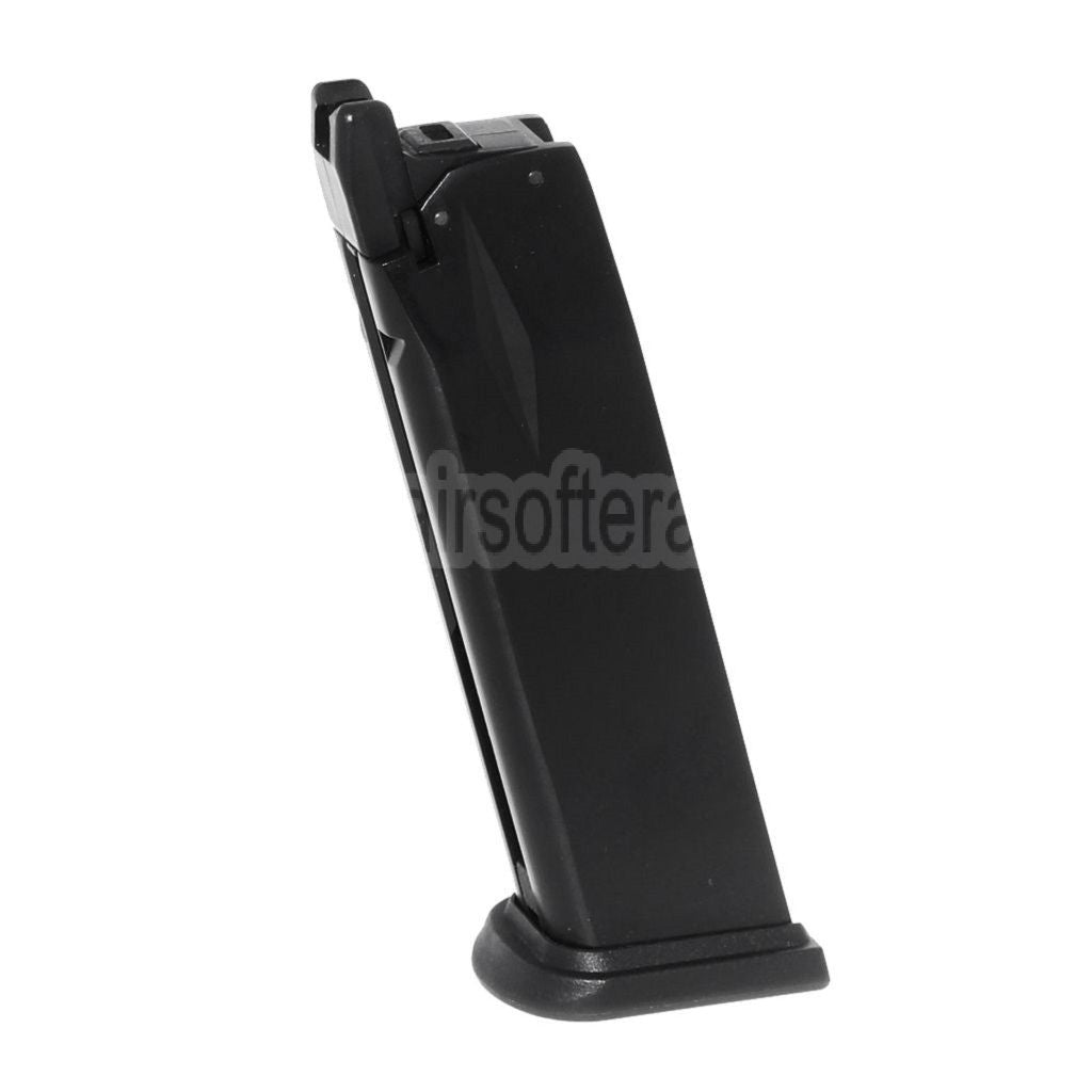 WE (WE-TECH) 26rd Co2 Magazin Geeignet für Air Venturi Springfield Armory WE XDM Serie GBB Pistolen Airsoft Schwarz