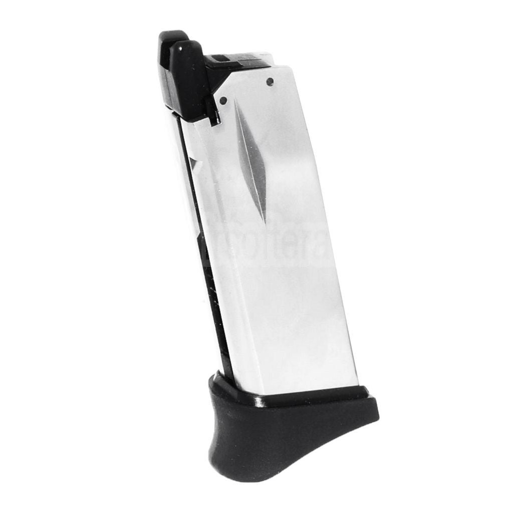 WE (WE-TECH) 14rd Gas Magazin Geeignet für Air Venturi Springfield Armory WE XDM COMPACT 3.8 Serie GBB Pistolen Airsoft Silber