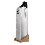 WE (WE-TECH) 14rd Gas Magazin Geeignet für Air Venturi Springfield Armory WE XDM COMPACT 3.8 Serie GBB Pistolen Airsoft Silber