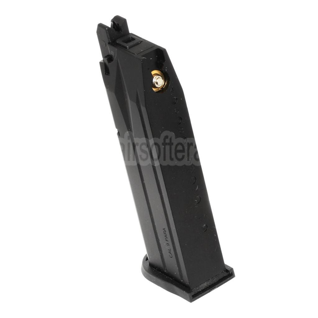 WE (WE-TECH) 25rd Gas Magazin Geeignet für WE Bulldog Tokyo Marui PX4 Serie GBB Pistolen Airsoft Schwarz