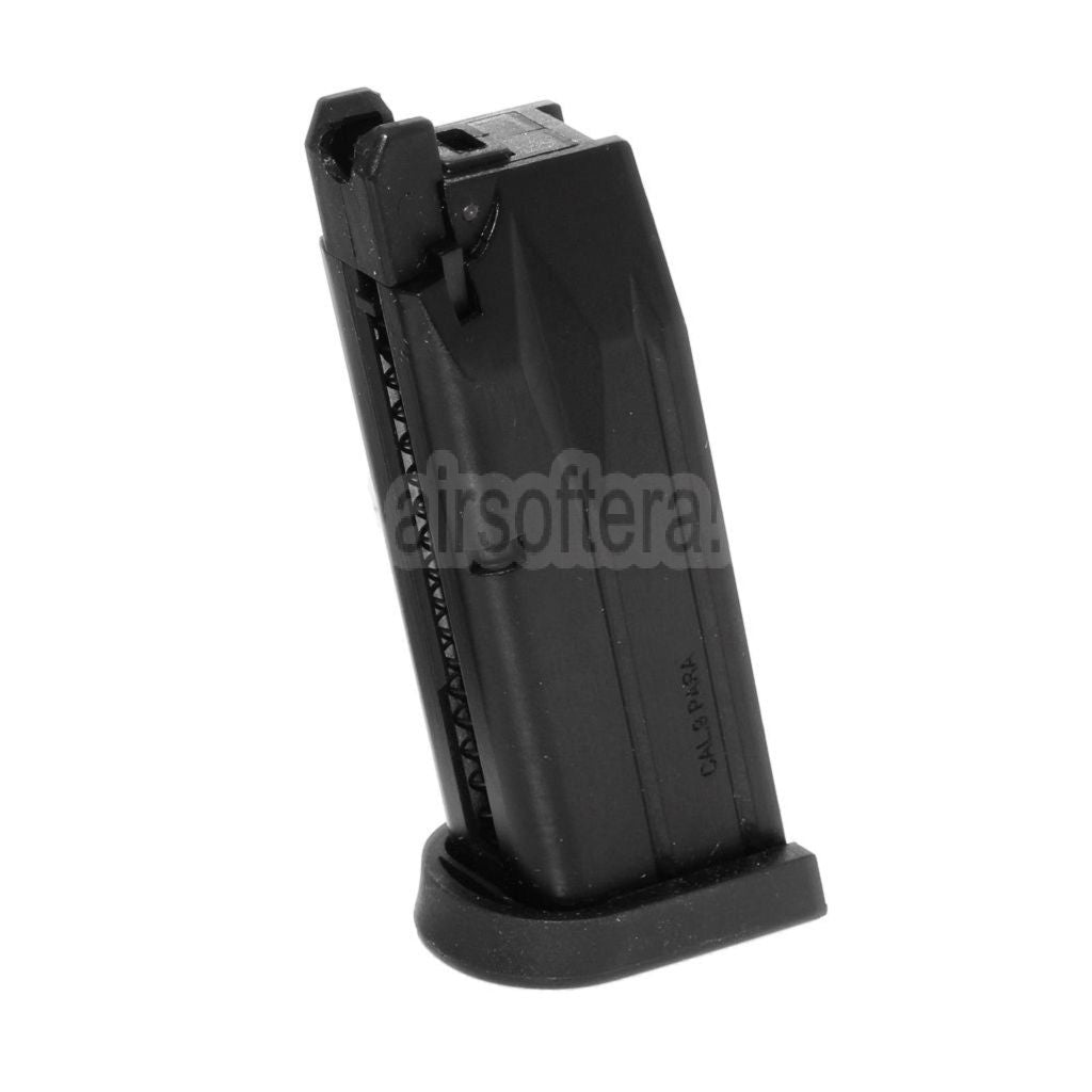 WE (WE-TECH) 20rd Gas Magazin Kurze Typ Geeignet für WE Bulldog PX4 Compact Serie GBB Pistolen Airsoft Schwarz