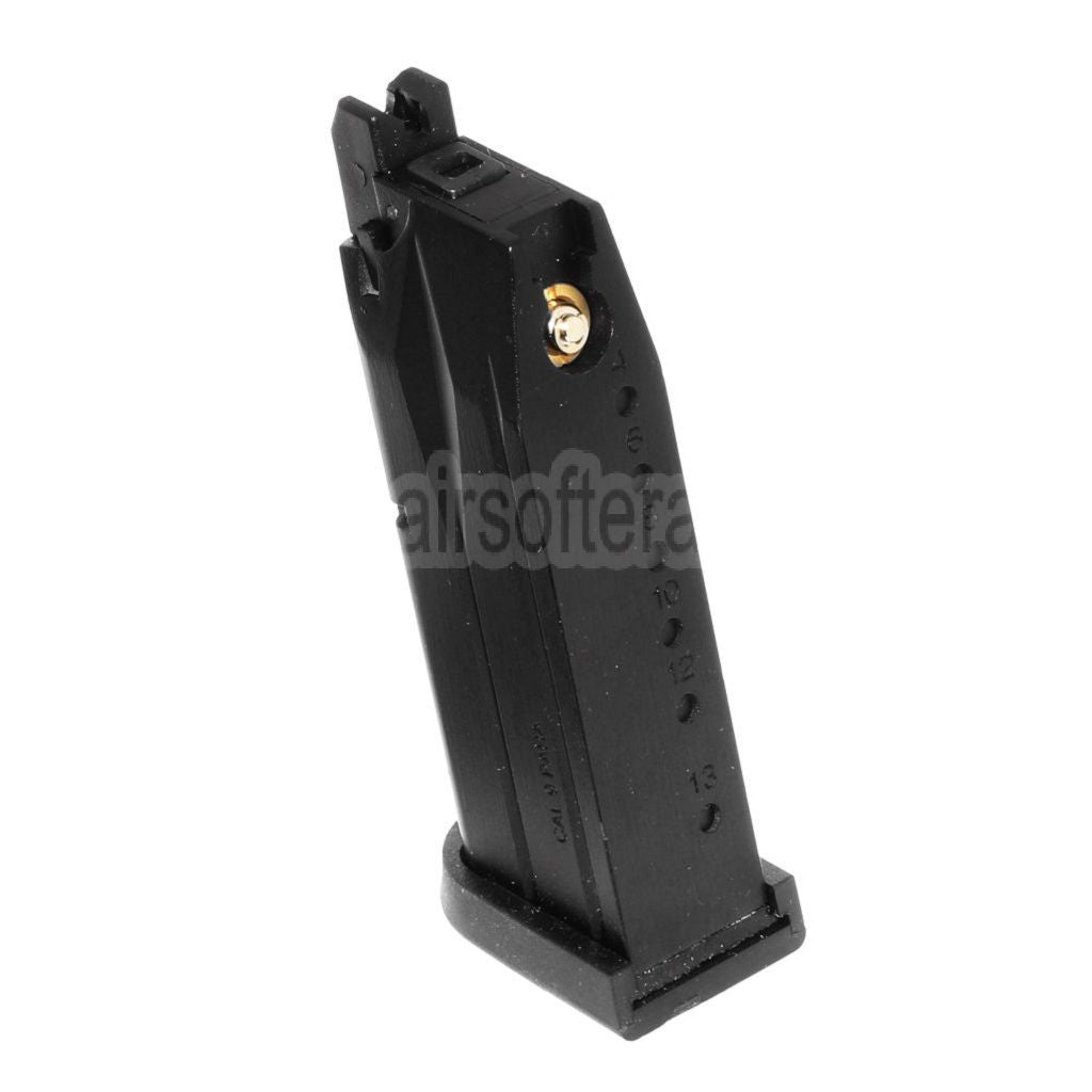 WE (WE-TECH) 20rd Gas Magazin Kurze Typ Geeignet für WE Bulldog PX4 Compact Serie GBB Pistolen Airsoft Schwarz