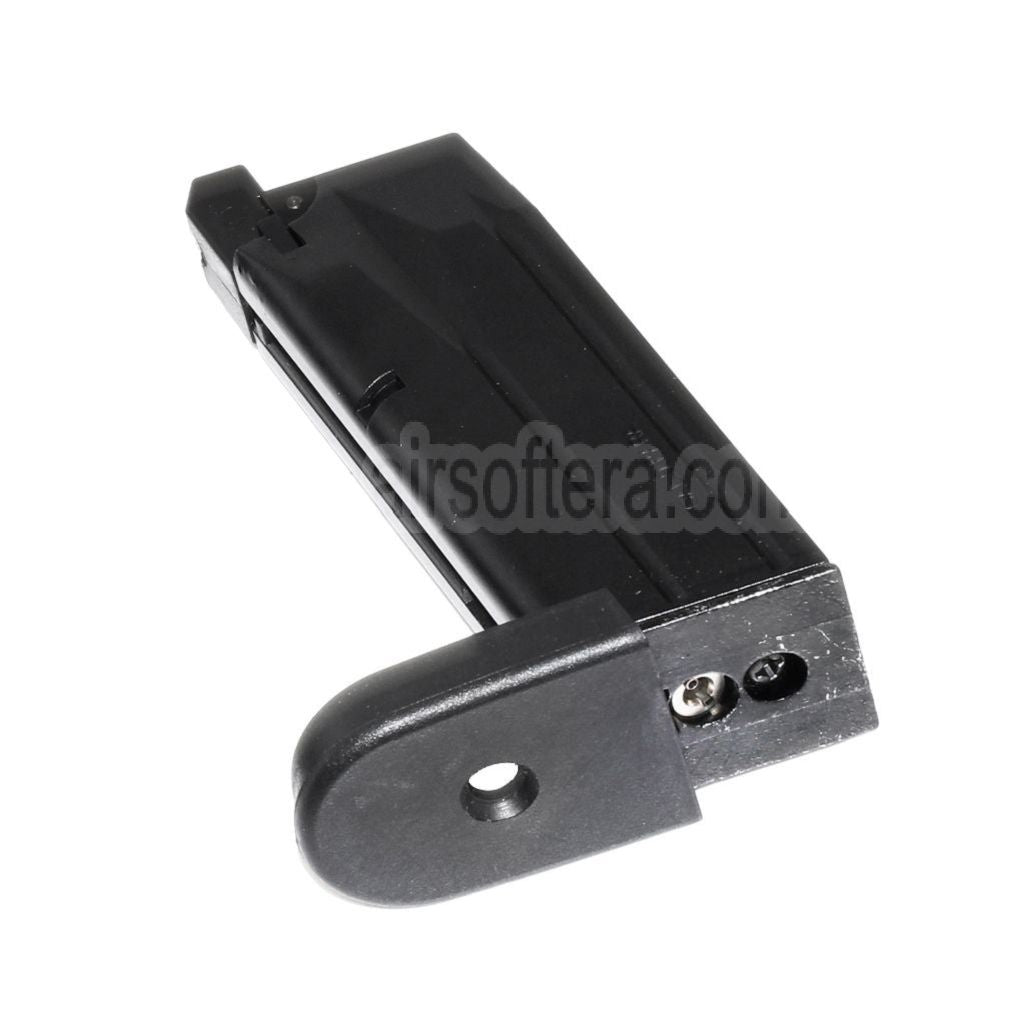 WE (WE-TECH) 20rd Gas Magazin Kurze Typ Geeignet für WE Bulldog PX4 Compact Serie GBB Pistolen Airsoft Schwarz